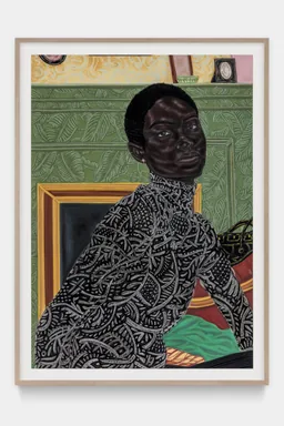 Toyin Ojih Odutola — Paris Apartment (2016–2017) — source photo