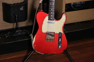 1965 Fender Telecaster — candy apple red — source photo