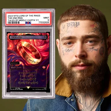 Magic: The Gathering — The One Ring, serialized 001/001 — source photo