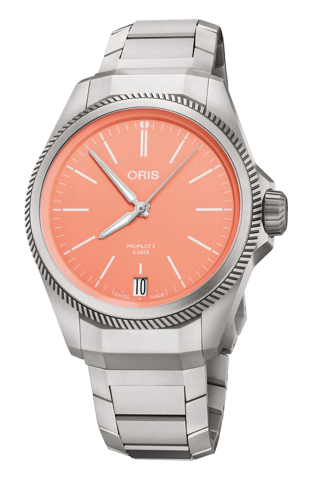 Oris ProPilot X Calibre 400 — pink dial