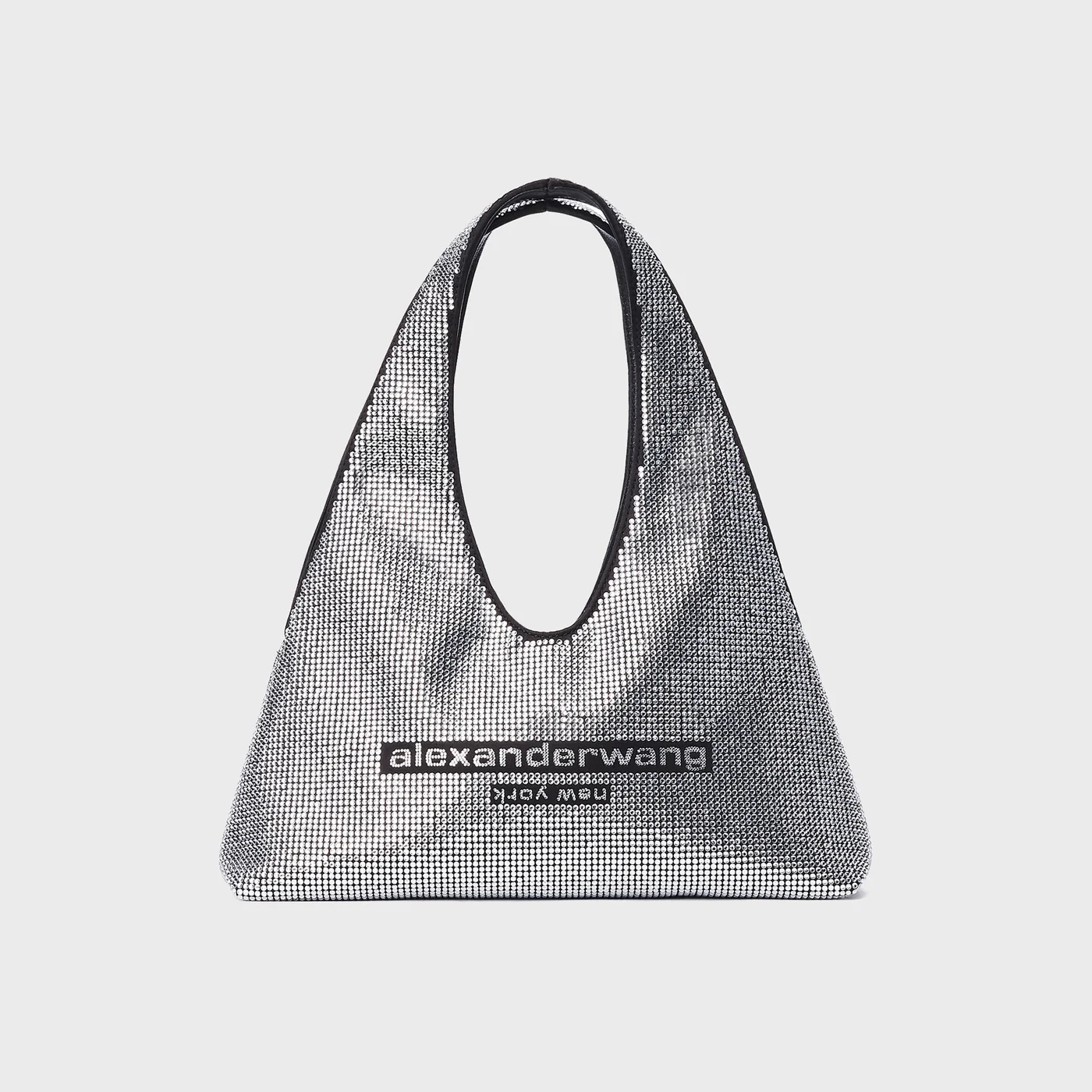 Alexander Wang Pike Crystal Mini Bag - Black / Silver