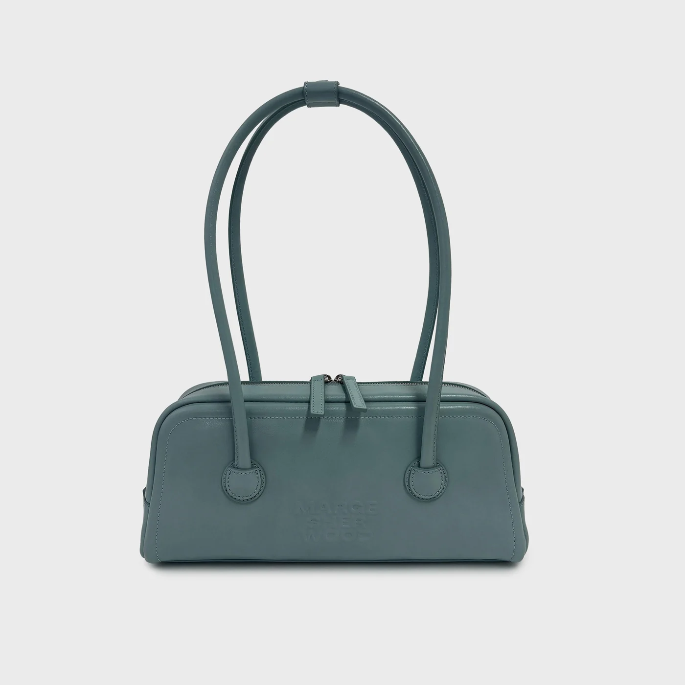 MARGESHERWOOD Soft Boston EW Bag - Mint Glossy Plain