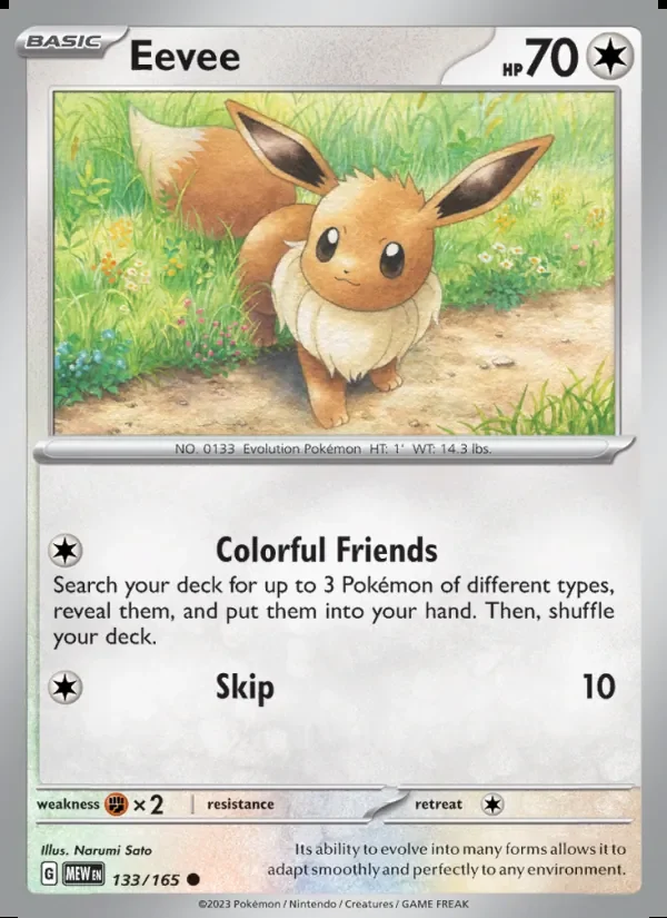 Eevee — 151 133/165