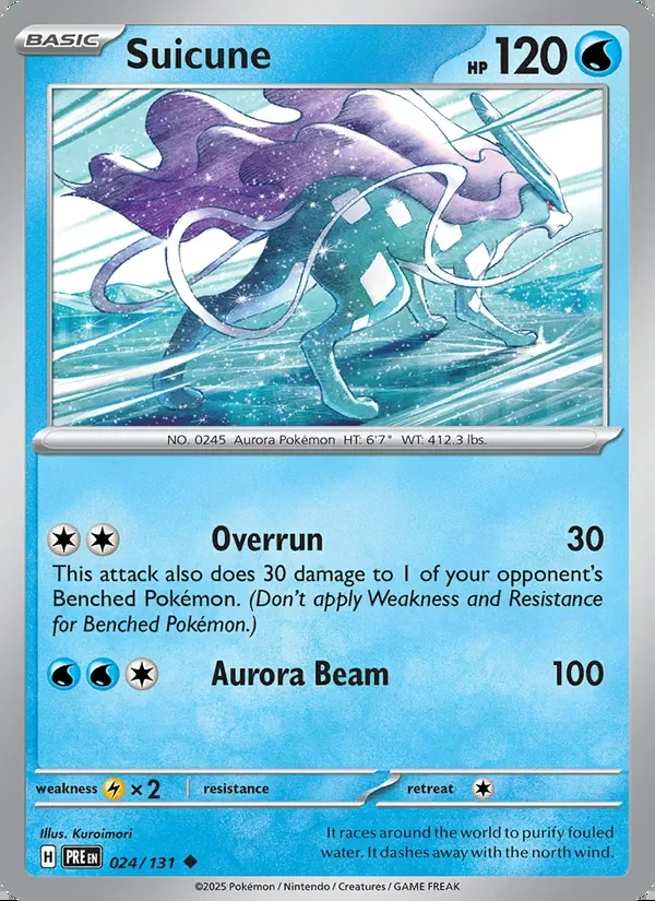 Suicune — Prismatic Evolutions 024/131
