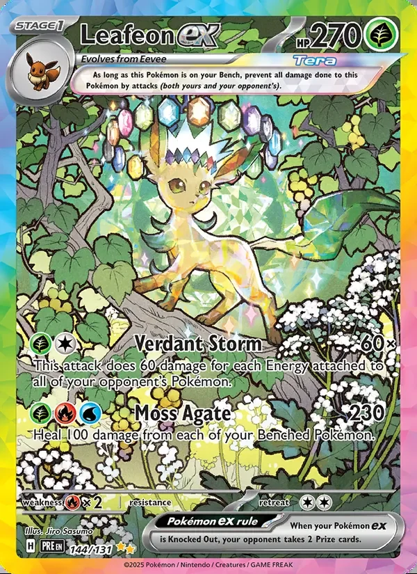 Leafeon ex — Prismatic Evolutions 144/131