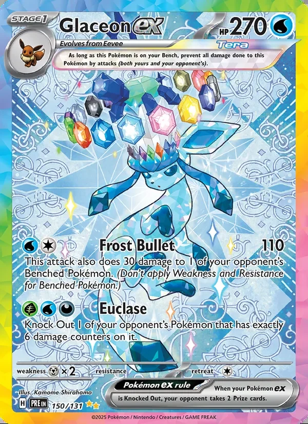 Glaceon ex — Prismatic Evolutions 150/131