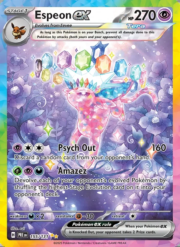 Espeon ex — Prismatic Evolutions 155/131