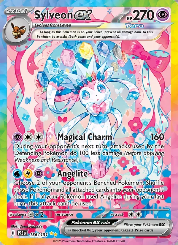 Sylveon ex — Prismatic Evolutions 156/131